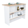 Kitchen Bar Dayton, Kitchen, White / Light Pine