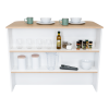 Kitchen Bar Dayton, Kitchen, White / Light Pine