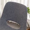 Porth Fabric Kitchen 28.25" Counter Height Stools, Set of 2, Gray