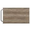 ACME Macaria Kitchen Island, Rustic Oak & Black Finish AC00403