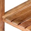 Kitchen Trolley 22.8"x22.8"x35" Solid Wood Acacia
