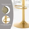 Bar Stools Set of 2,Counter Height Bar Stools,Velvet Swivel Bar Stool for Kitchen Island,Bar Pub DRAKGREE