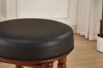 Dining Room Chair 1 Pc, Wood Dining Chair, Boucle Seat Cushion Mid Century Modern Dining Chairs for Kitchen and Living Room (Modern, Black)