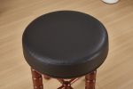 Dining Room Chair 1 Pc, Wood Dining Chair, Boucle Seat Cushion Mid Century Modern Dining Chairs for Kitchen and Living Room (Modern, Black)
