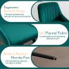 Elegant Lifestyle Modern Bar Stools,Velvet Upholstered Barstools with Back,Set of 2 Bar Chairs for Kitchen Living Room
