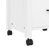 Kitchen Trolley MONZA 18.9"x15.7"x35.4" Solid Wood Pine